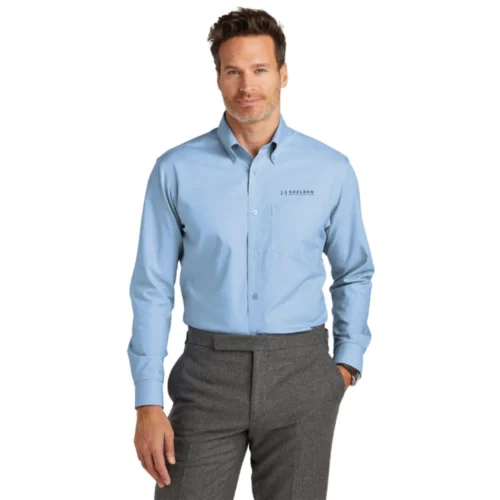 Alternative view of Brooks Brothers® Wrinkle-Free Stretch Nailhead Shirt